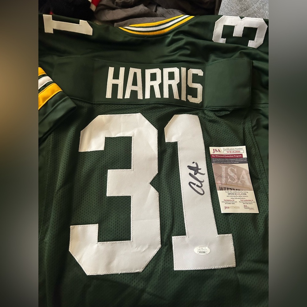Ale Harris- Greenbay packers signed jersey